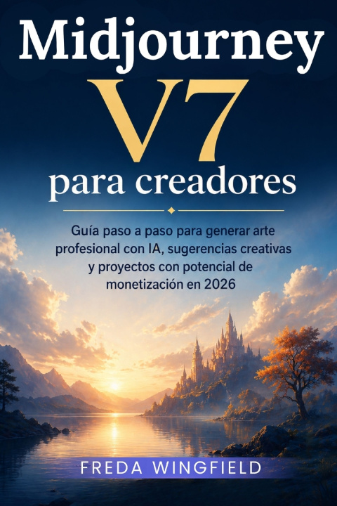 Kniha Midjourney V7 para creadores Freda Wingfield