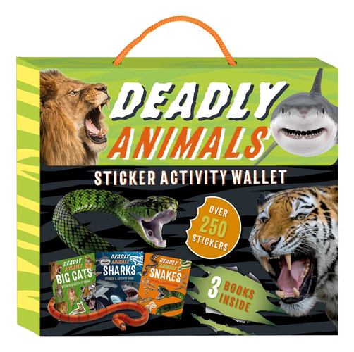 Boek DEADLY ANIMALS STICKER & ACTIVITY KIT IGLOO