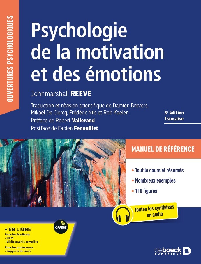 Kniha Psychologie de la motivation et des émotions Reeve