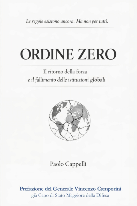Könyv Ordine Zero Paolo Cappelli
