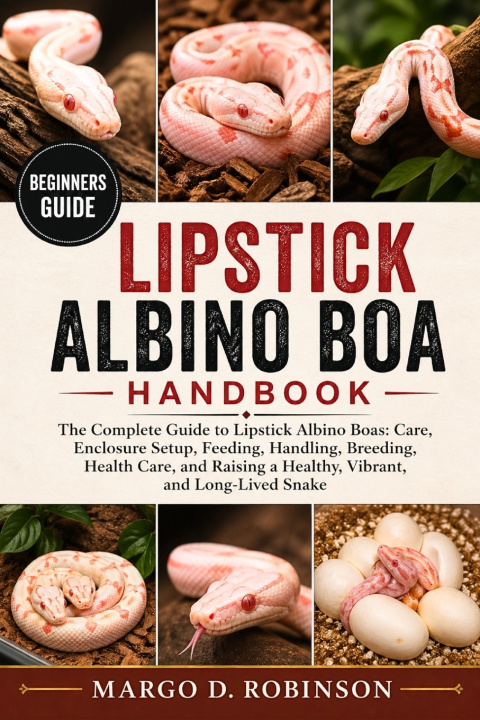 Książka LIPSTICK ALBINO BOA HANDBOOK MARGO D. ROBINSON
