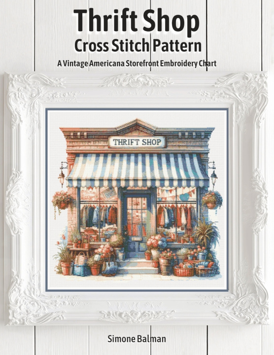 Knjiga Thrift Shop Cross Stitch Pattern Simone Balman