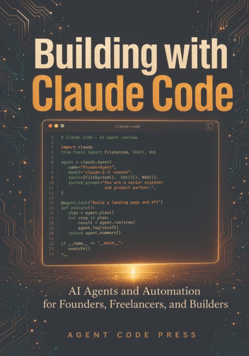 Könyv Building with Claude Code Agent Code Press