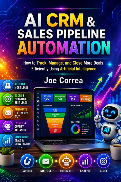 Książka AI CRM & Sales Pipeline Automation Joe Correa