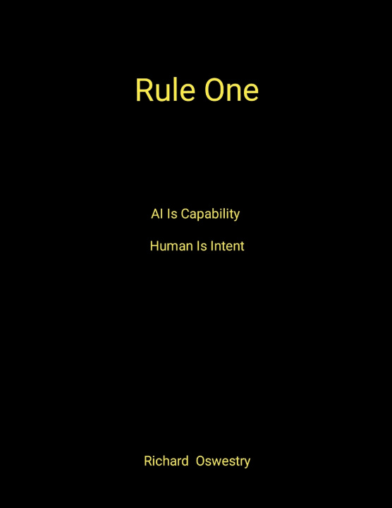 Kniha Rule One Richard Oswestry