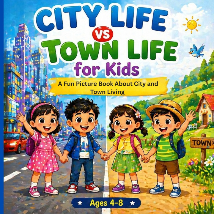 Libro CITY LIFE VS TOWN LIFE FOR KIDS Charanjeet K Boperrai