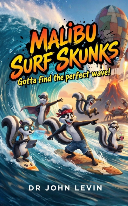 Kniha Malibu Surf Skunks John Levin MD