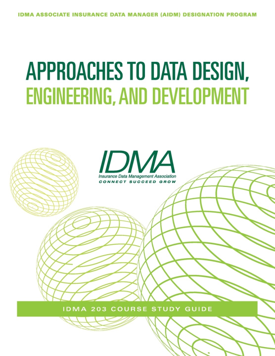 Kniha Approaches to Data Design, Engineering, and Development Insurance Data Management Association