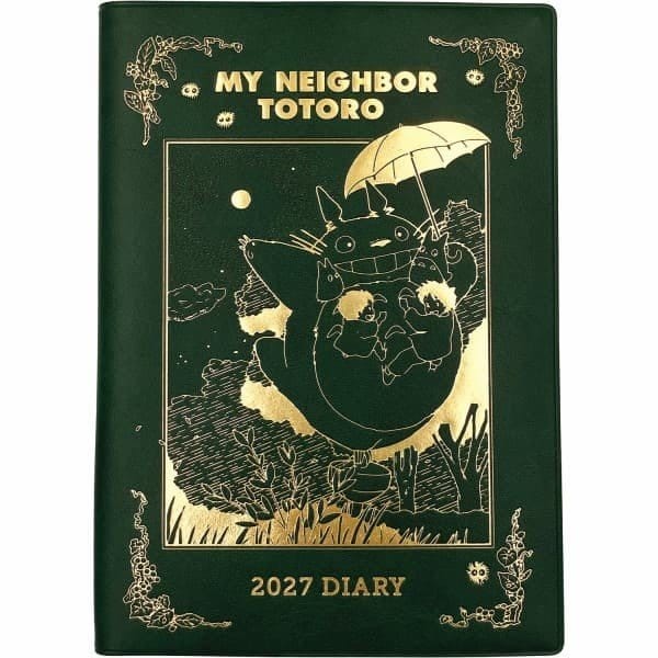 Papierenský tovar My Neighbor Totoro Diary Totoro spinning top green gold foil 