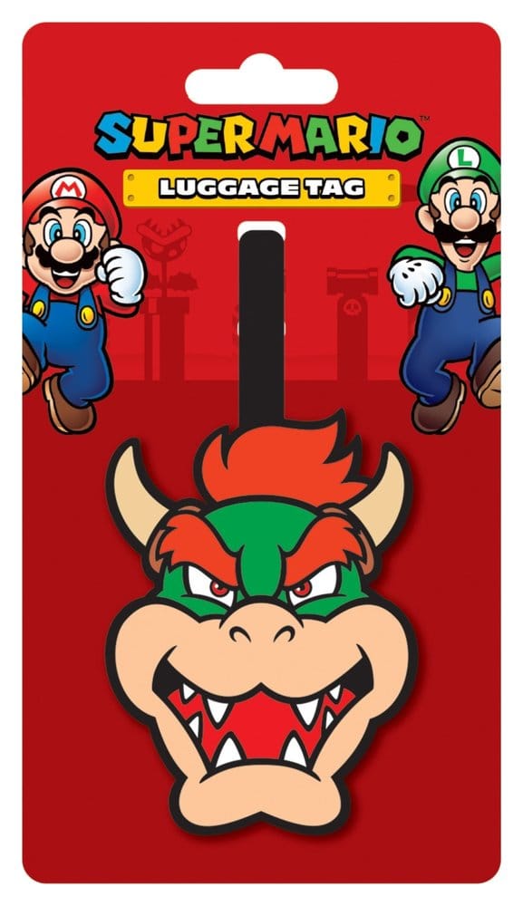 Artículos de papelería Super Mario Luggage Tag (Bowser) 