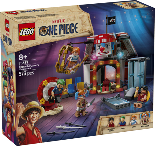 Hra/Hračka LEGO One Piece Namiot Cyrkowy Klauna Buggy’ego 75637 