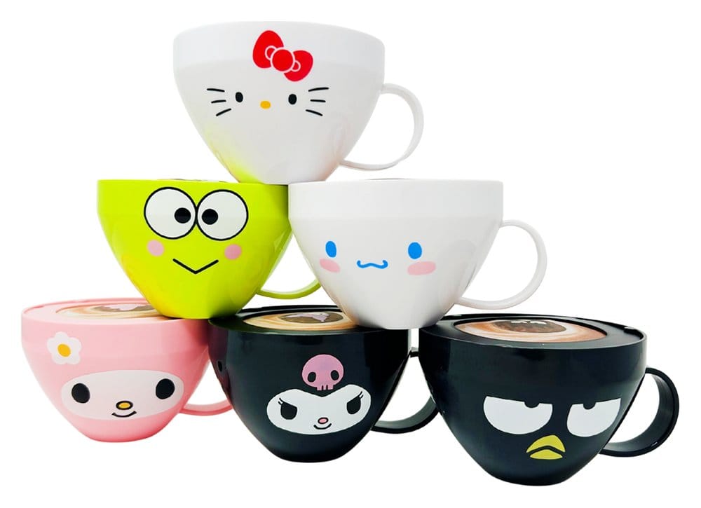 Gra/Zabawka Sanrio Squishy Figures Hello Kitty Cappuccino Display (8) 
