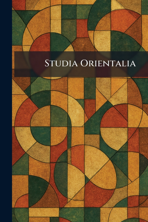 Kniha Studia Orientalia Helsingforsiae