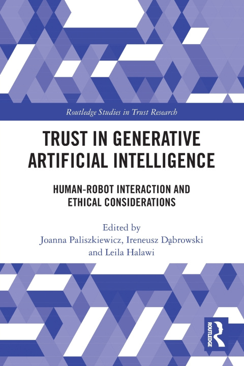 Kniha Trust in Generative Artificial Intelligence Joanna Paliszkiewicz