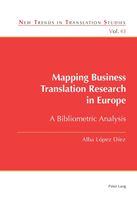 Libro Mapping Business Translation Research in Europe Alba López Díez