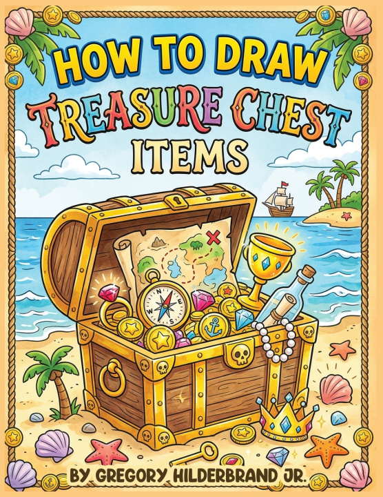 Knjiga How to Draw Treasure Chest Items Gregory Hilderbrand Jr.
