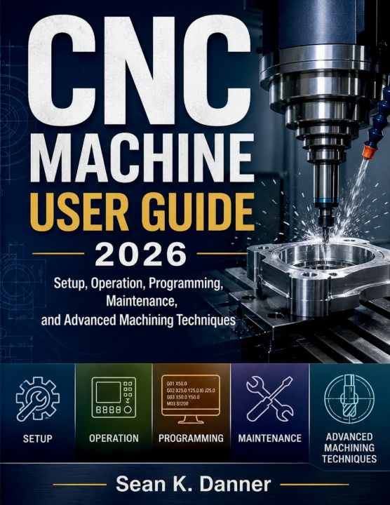 Kniha CNC Machine User Guide 2026 Sean K. Danner