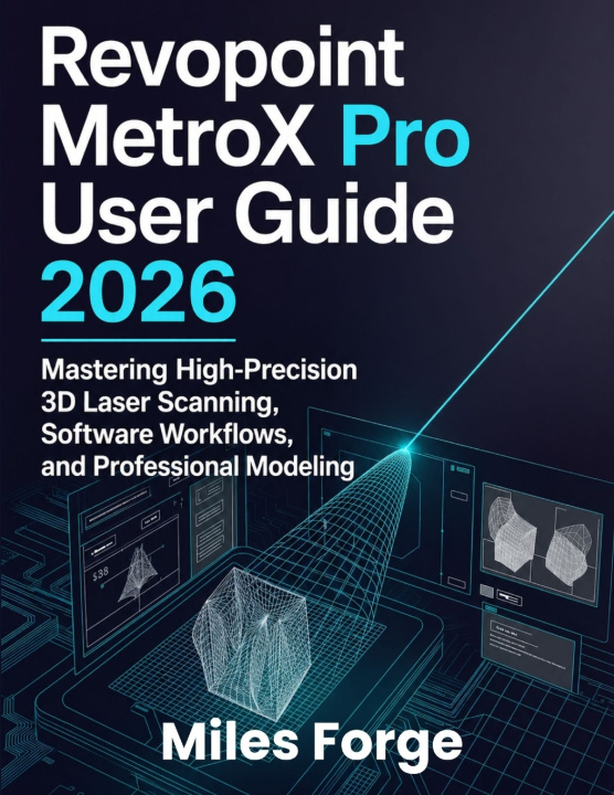 Kniha Revopoint MetroX Pro User Guide 2026 Miles Forge