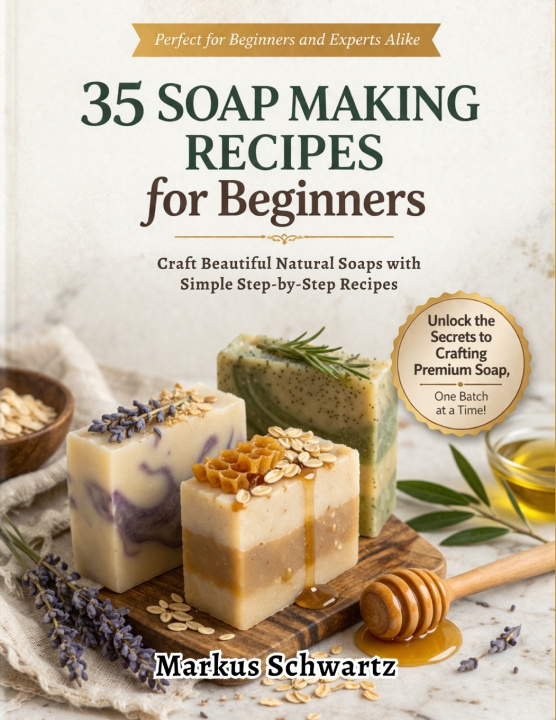 Kniha 35 SOAP MAKING FOR BEGINNER Markus Schwartz