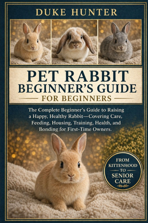 Kniha PET RABBIT BEGINNER'S GUIDE DUKE HUNTER