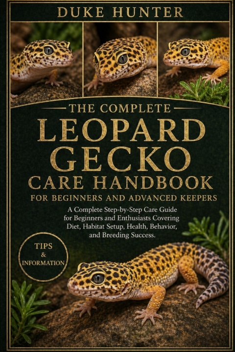 Livro LEOPARD GECKO CARE HANDBOOK DUKE HUNTER