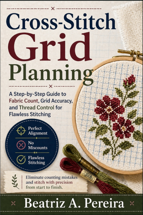 Kniha CROSS-STITCH GRID PLANNING Beatriz A. Pereira