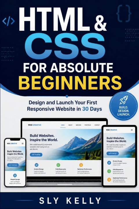 Knjiga HTML & CSS FOR ABSOLUTE BEGINNERS SLY KELLY