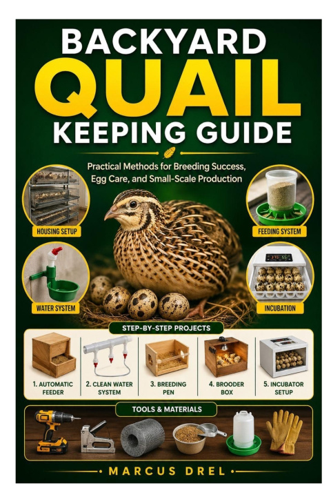 Knjiga BACKYARD QUAIL KEEPING GUIDE Marcus Drel