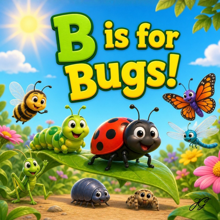 Kniha B is for Bugs! Jonathan Grimes