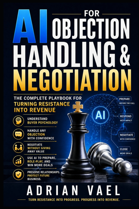 Kniha AI for Objection Handling & Negotiation Adrian Vael