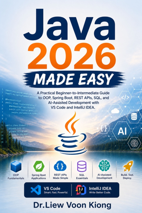 Könyv Java 2026 Made Easy Voon Kiong Liew