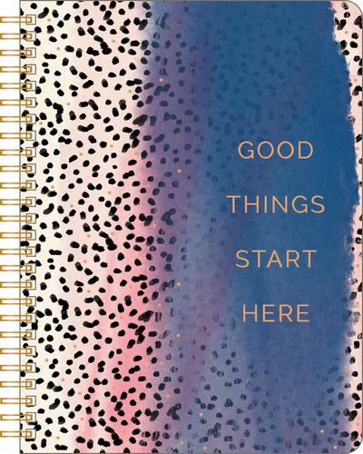 Boek Spiral Notebook: Good Things Start Here COMPENDIUM