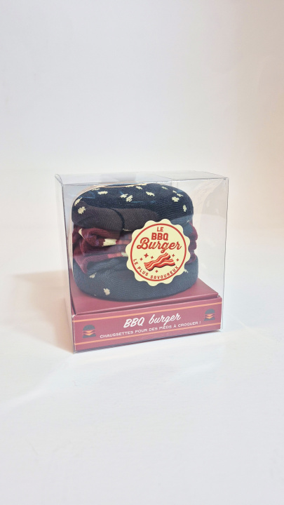 Kniha Funny socks bacon burger 