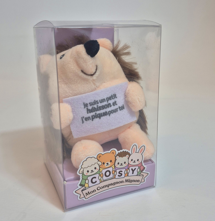 Carte Peluche cosy hérisson 