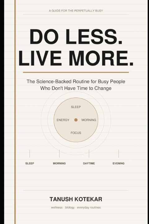 Kniha Do Less. Live More. Tanush kotekar