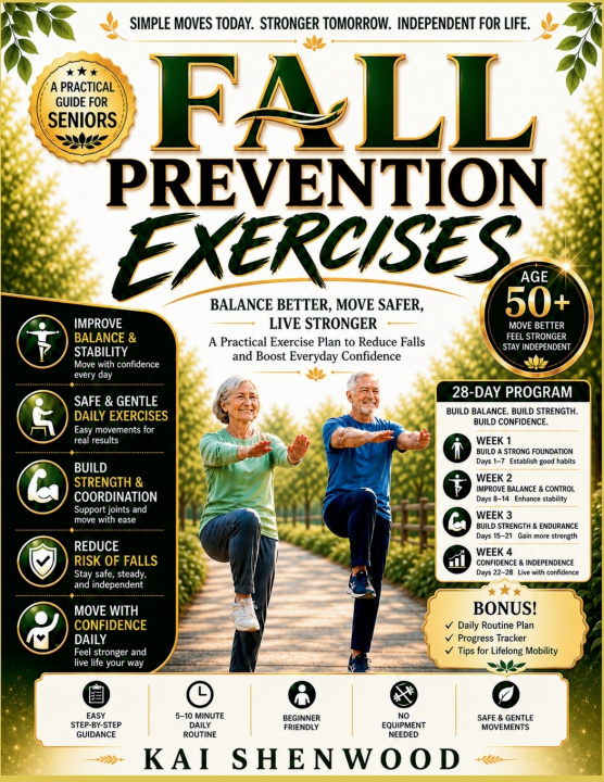 Kniha Fall Prevention Exercises Kai Shenwood