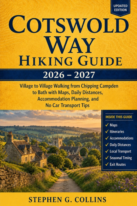 Kniha COTSWOLD WAY Hiking guide 2026-2027 Stephen G. Collins