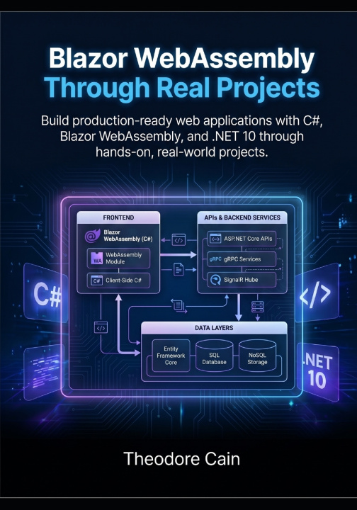 Kniha Blazor WebAssembly Through Real Projects Theodore Cain