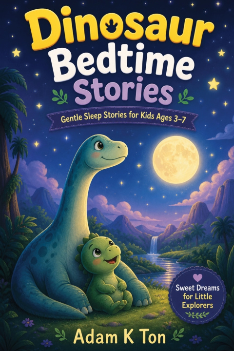 Kniha Dinosaur Bedtime Stories for Kids Adam K Ton