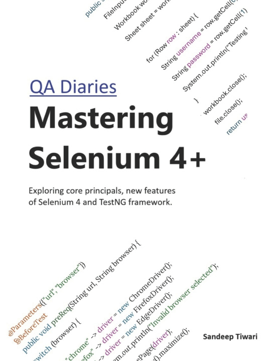 Kniha Mastering Selenium 4+ [Black Book] Sandeep Tiwari