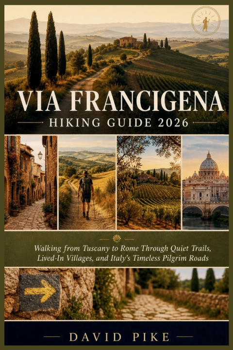 Knjiga Via Francigena Hiking Guide 2026 David Pike