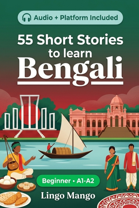 Knjiga 55 bilingual short stories to learn Bengali for Beginner Mango