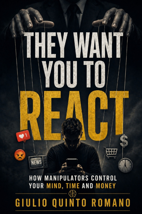 Kniha THEY WANT YOU TO REACT Giulio Quinto Romano