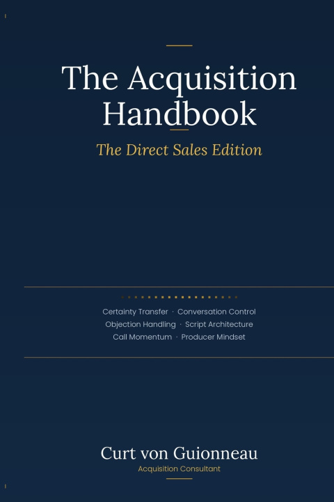 Kniha The Acquisition Handbook Curt von Guionneau