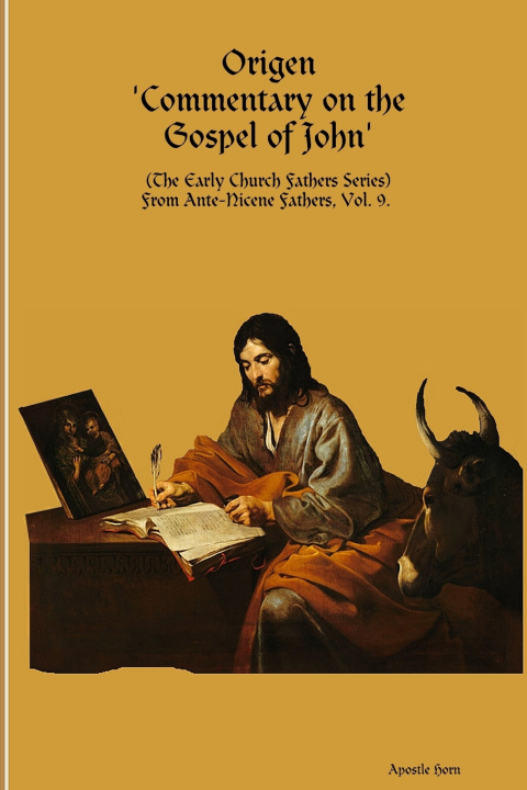 Knjiga Origen 'Commentary on the Gospel of John' Apostle Horn