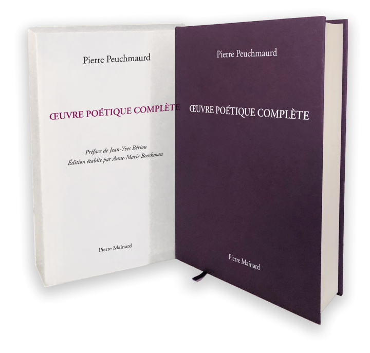 Kniha OEUVRE POÉTIQUE COMPLÈTE Peuchmaurd
