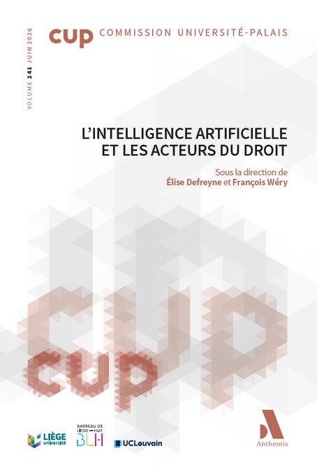 Knjiga L’intelligence artificielle et les acteurs du droit Wéry