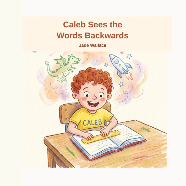 Boek Caleb Sees the Words Backwards Jade Wallace
