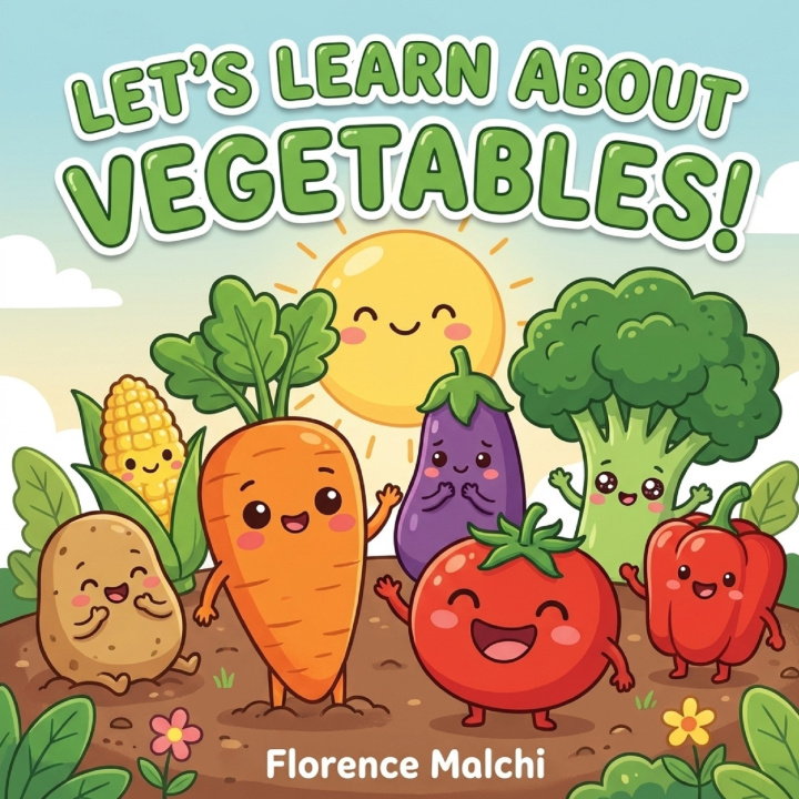 Kniha Let's Learn About Vegetables Florence Malchi