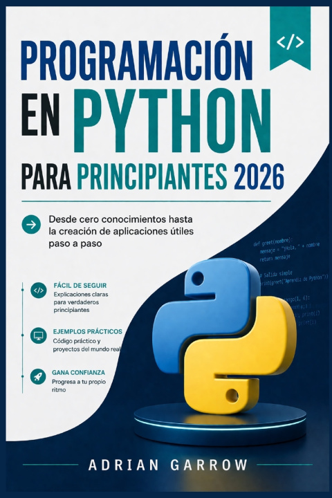 Kniha Programación en Python para principiantes 2026 Adrian Garrow